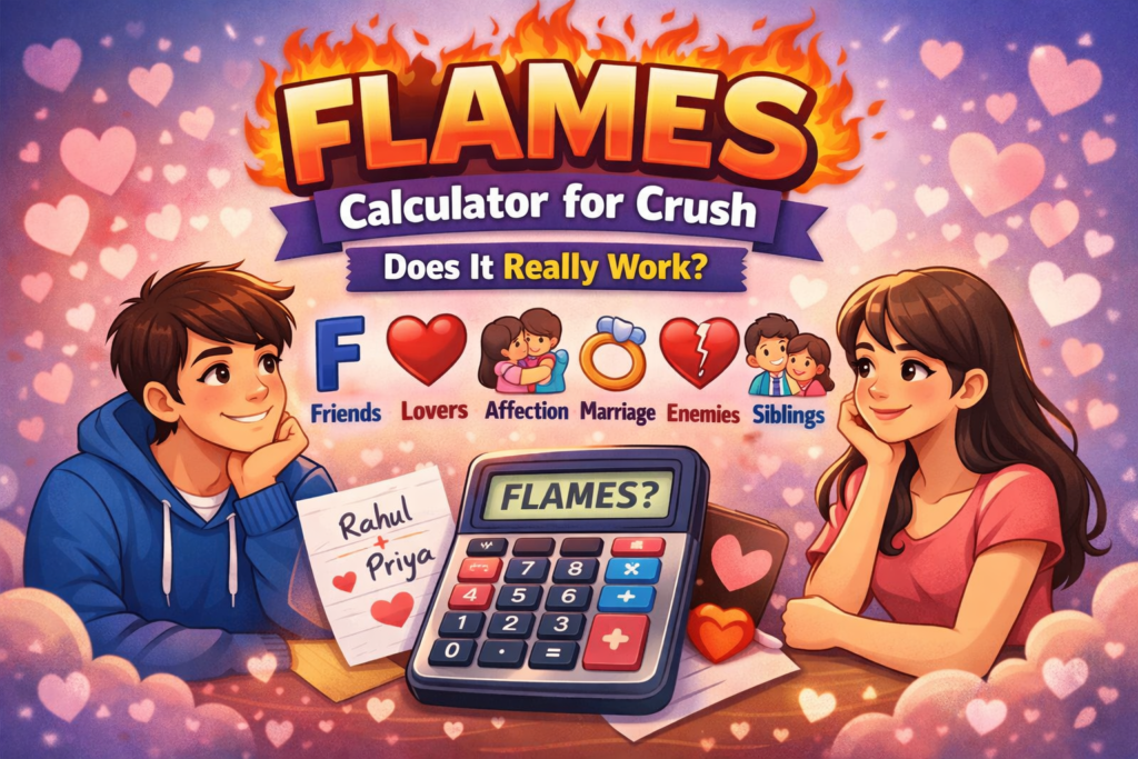 FLAMES Calculator for Crush