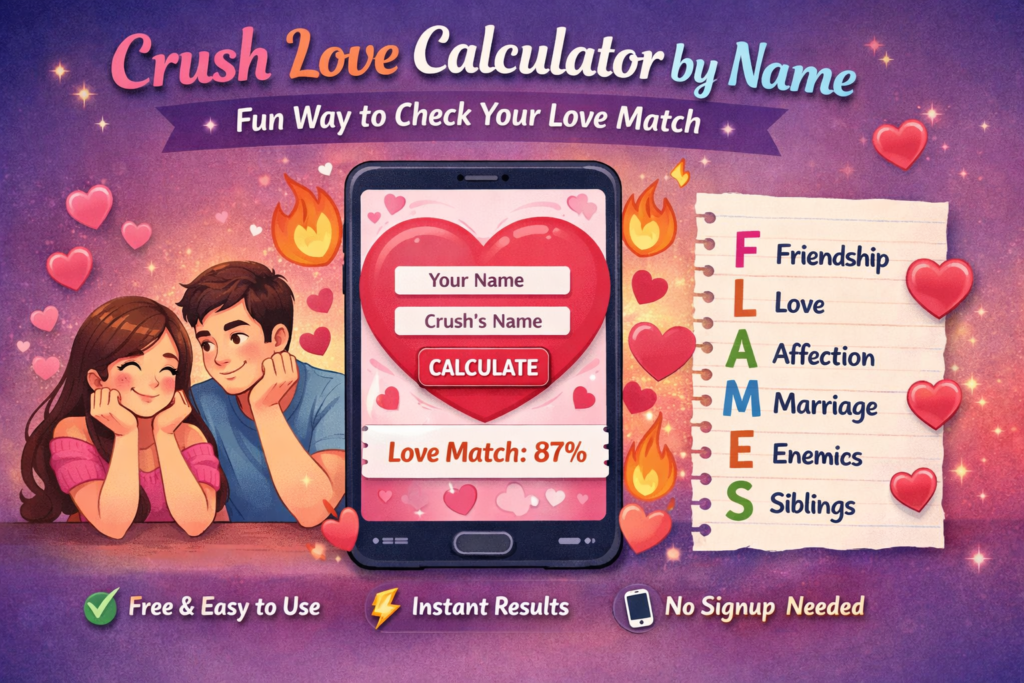 Crush Love Calculator by Name