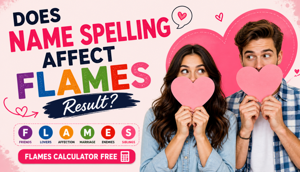 Does Name Spelling Affect FLAMES Result